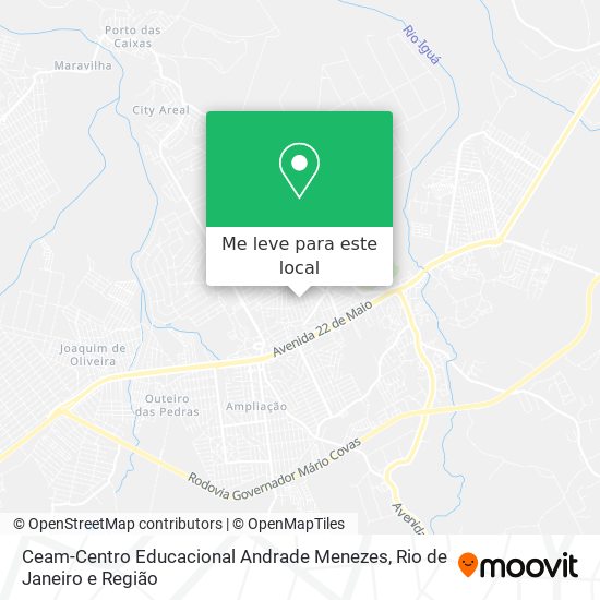 Ceam-Centro Educacional Andrade Menezes mapa