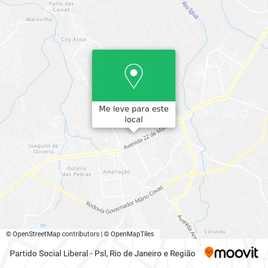 Partido Social Liberal - Psl mapa