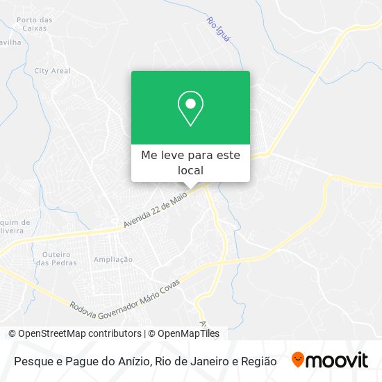 Pesque e Pague do Anízio mapa