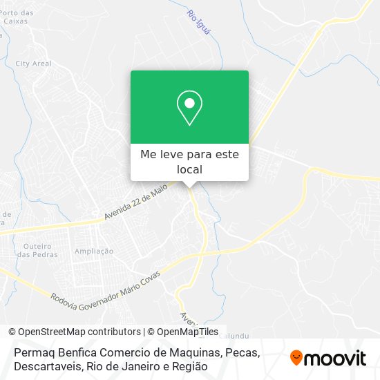 Permaq Benfica Comercio de Maquinas, Pecas, Descartaveis mapa