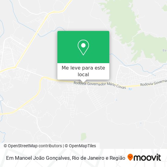 Em Manoel João Gonçalves mapa
