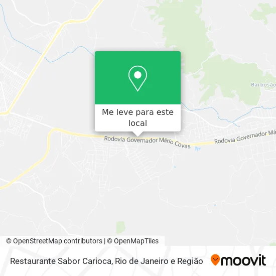 Restaurante Sabor Carioca mapa