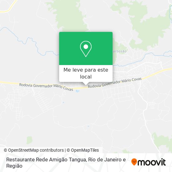 Restaurante Rede Amigão Tangua mapa