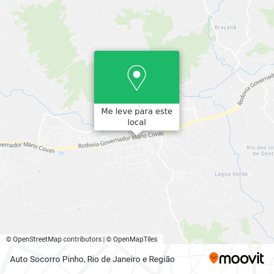Auto Socorro Pinho mapa