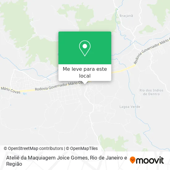 Ateliê da Maquiagem Joice Gomes mapa