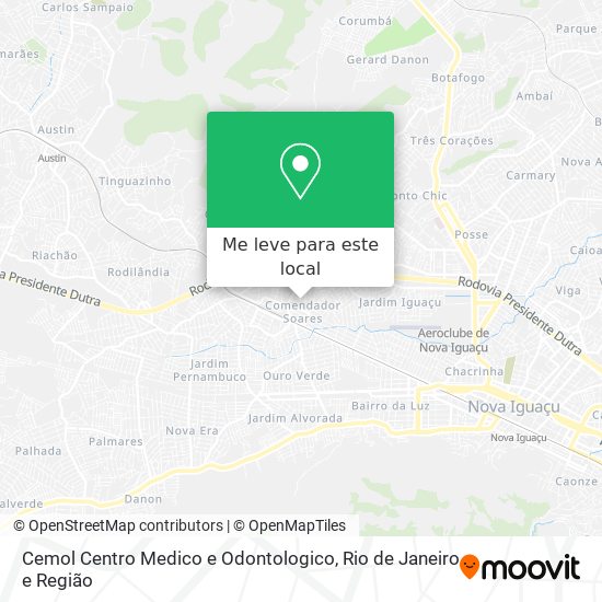 Cemol Centro Medico e Odontologico mapa