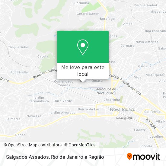 Salgados Assados mapa
