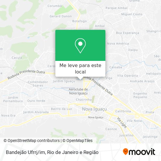 Bandejão Ufrrj/im mapa