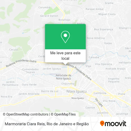Marmoraria Ciara Reis mapa