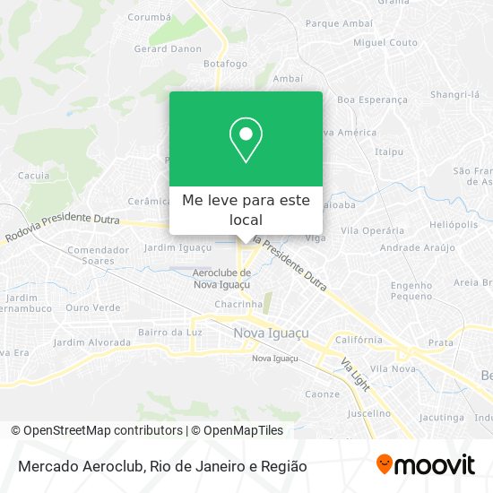 Mercado Aeroclub mapa
