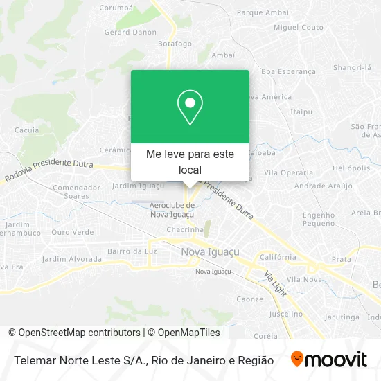 Telemar Norte Leste S/A. mapa