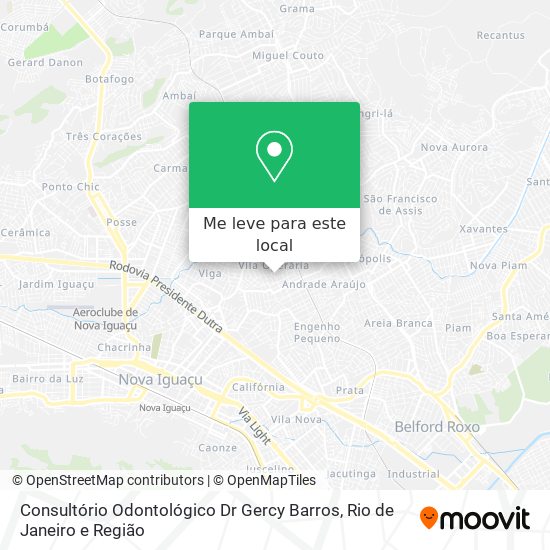 Consultório Odontológico Dr Gercy Barros mapa
