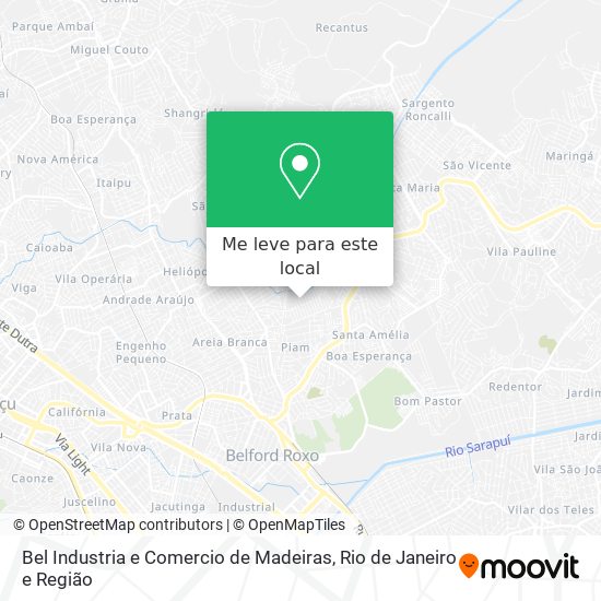 Bel Industria e Comercio de Madeiras mapa