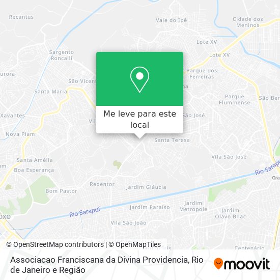 Associacao Franciscana da Divina Providencia mapa