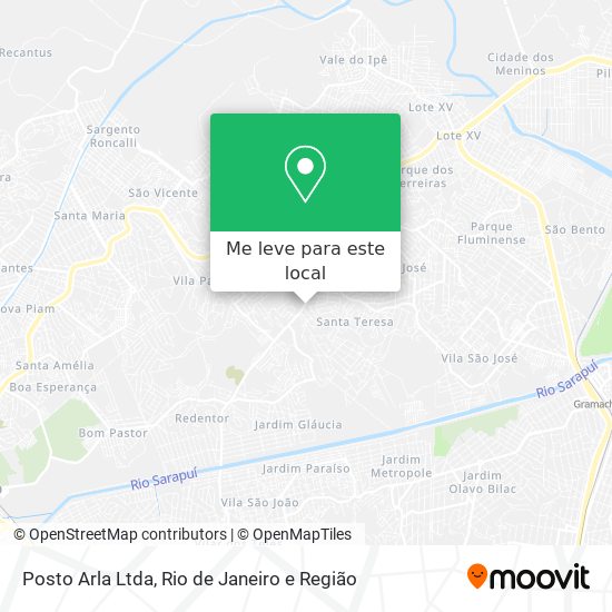 Posto Arla Ltda mapa