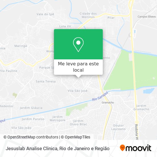 Jesuslab Analise Clinica mapa