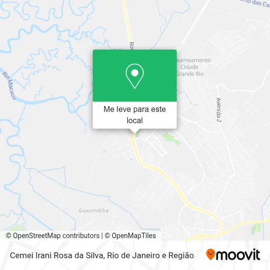 Cemei Irani Rosa da Silva mapa