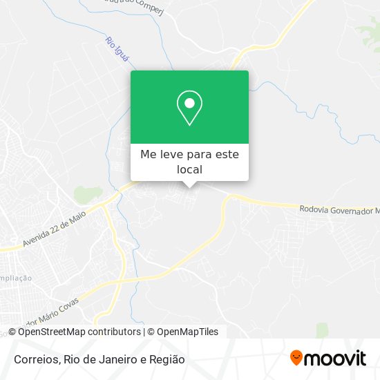 Correios mapa