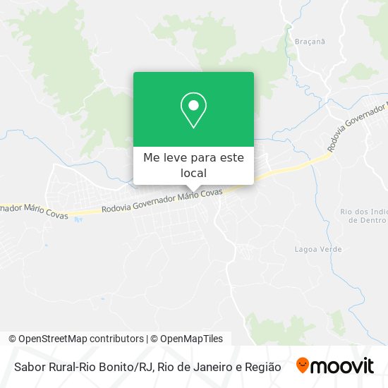 Sabor Rural-Rio Bonito/RJ mapa