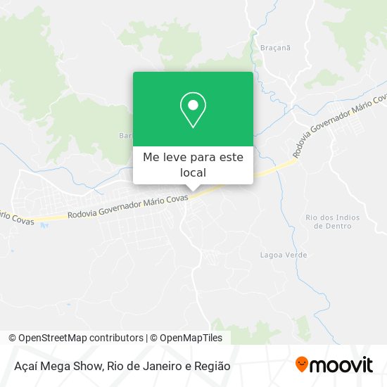 Açaí Mega Show mapa