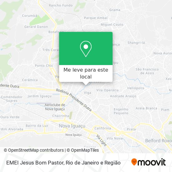 EMEI Jesus Bom Pastor mapa
