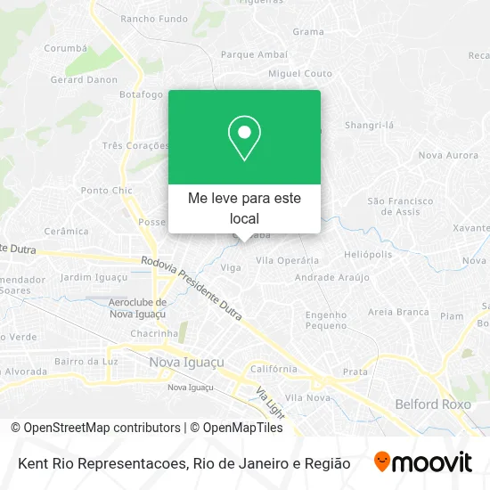 Kent Rio Representacoes mapa