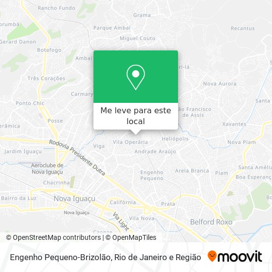 Engenho Pequeno-Brizolão mapa