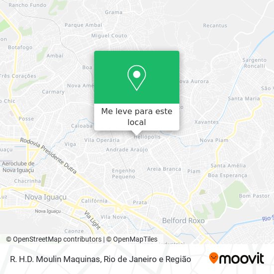 R. H.D. Moulin Maquinas mapa