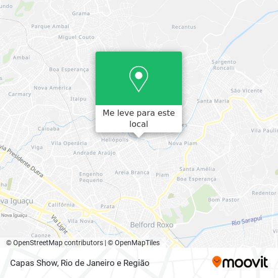 Capas Show mapa