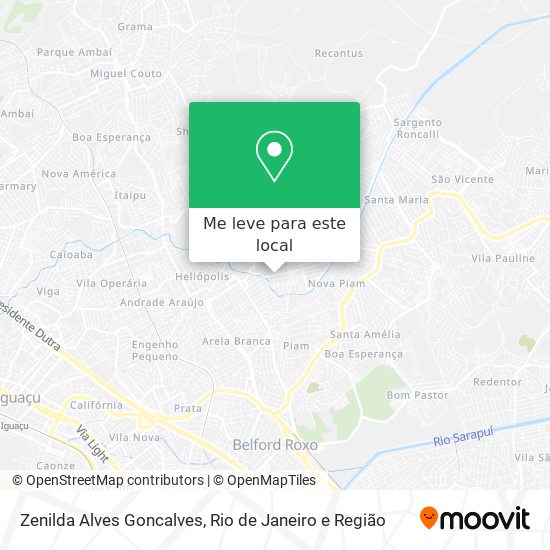 Zenilda Alves Goncalves mapa