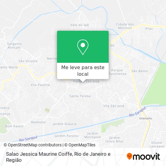 Salao Jessica Maurine Coiffe mapa