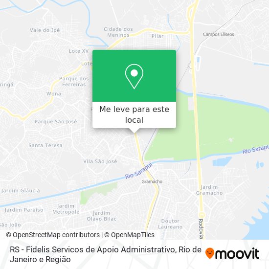 RS - Fidelis Servicos de Apoio Administrativo mapa