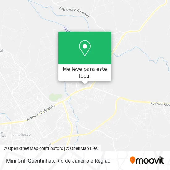 Mini Grill Quentinhas mapa