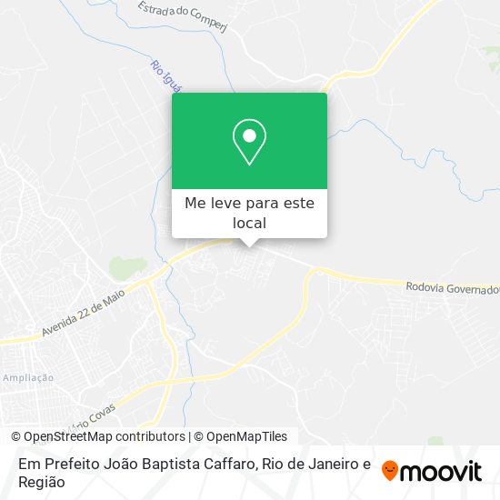 Em Prefeito João Baptista Caffaro mapa