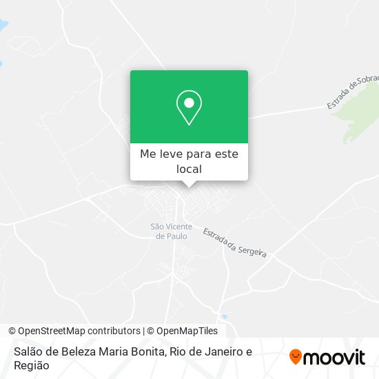 Salão de Beleza Maria Bonita mapa