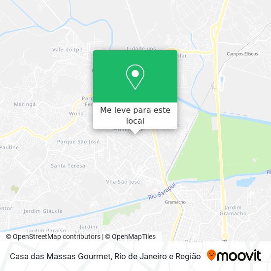 Casa das Massas Gourmet mapa