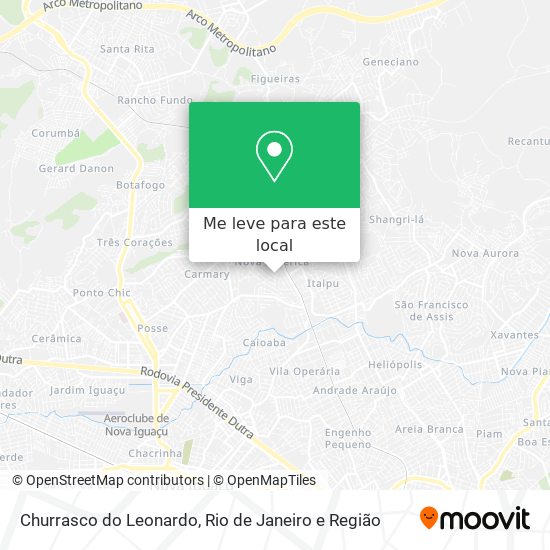 Churrasco do Leonardo mapa
