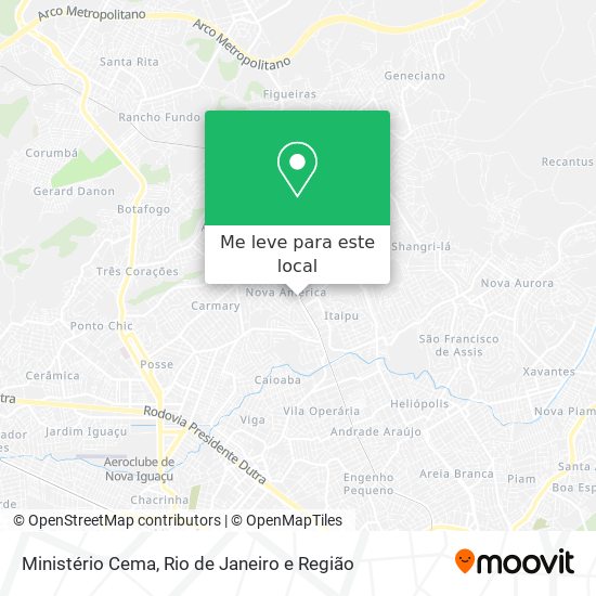 Ministério Cema mapa