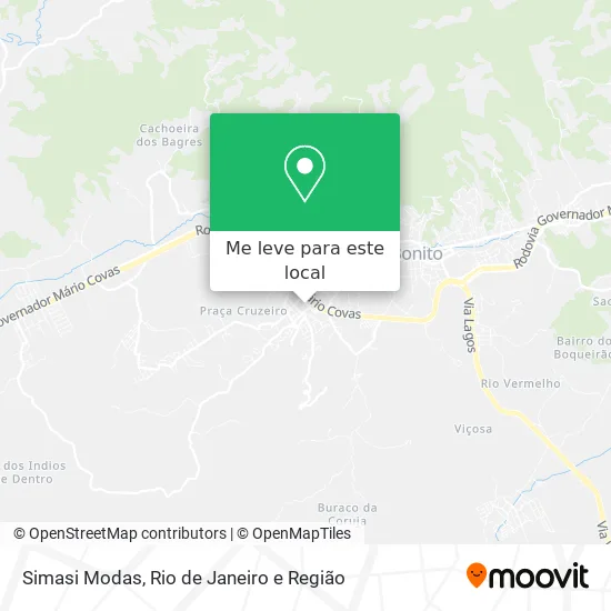 Simasi Modas mapa