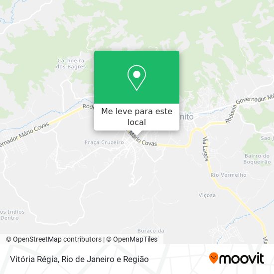 Vitória Régia mapa