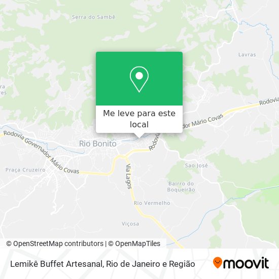 Lemikê Buffet Artesanal mapa