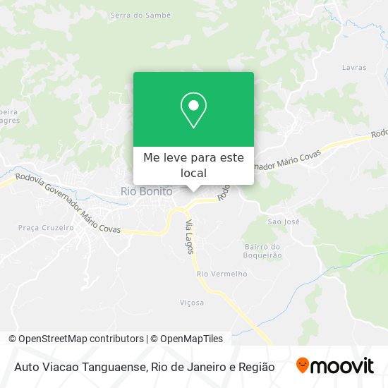 Auto Viacao Tanguaense mapa