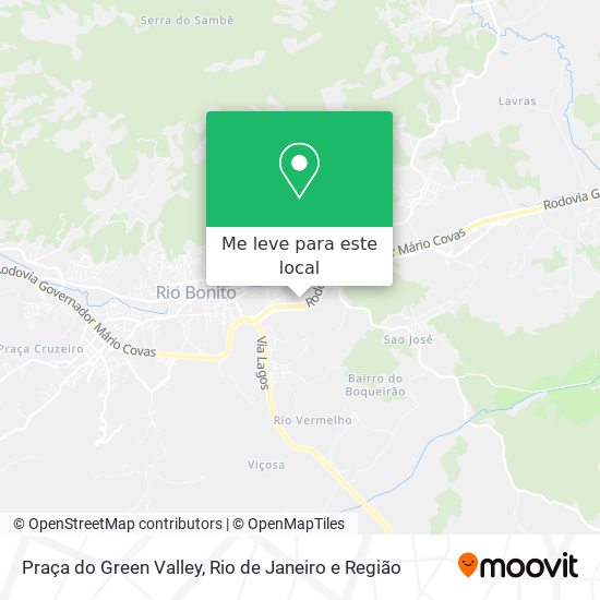 Praça do Green Valley mapa