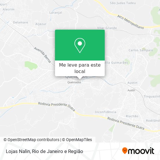 Lojas Nalin mapa