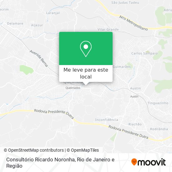 Consultório Ricardo Noronha mapa