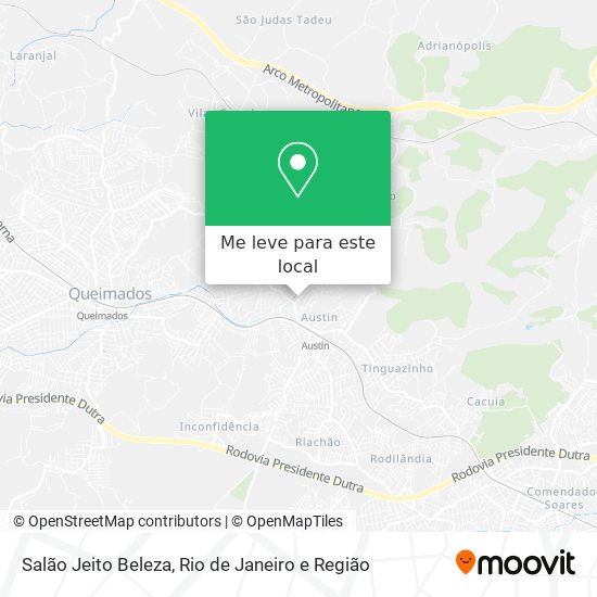 Salão Jeito Beleza mapa