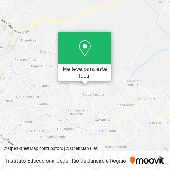Instituto Educacional Jedel mapa