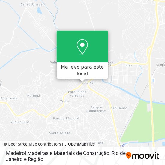 Madeirol Madeiras e Materiais de Construção mapa