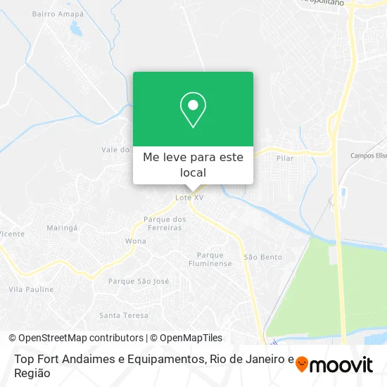 Top Fort Andaimes e Equipamentos mapa