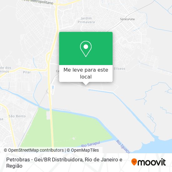 Petrobras - Gei / BR Distribuidora mapa